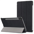 Tri-Fold Series Samsung Galaxy Tab S7 FE Smart Folio Cover - Sort