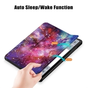 Samsung Galaxy Tab S9+ Tri-Fold Smart Folio Cover - Azurblå