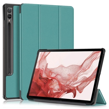 Samsung Galaxy Tab S9+ Tri-Fold Series Smart Folio Cover - Grøn