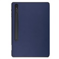 Tri-Fold Series Samsung Galaxy Tab S8+ Smart Folio Cover - Mørkeblå