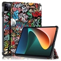 Tri-Fold Series Xiaomi Pad 6/Pad 6 Pro Smart Folio Cover - Graffiti