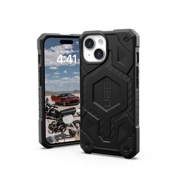 iPhone 15 UAG Monarch Pro MagSafe Hybrid Cover - Karbonfiber