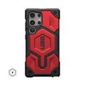 Samsung Galaxy S24 Ultra UAG Monarch Pro Hybrid Cover - Crimson / Sort