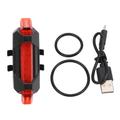 USB genopladeligt rødt LED-lys til elektrisk scooter og cykel