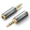 Ugreen 2.5mm han / 3.5mm hun stereolydadapter med guldbelagte stik