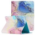 Universal Marble Pattern Folioetui til Tablet - 10"