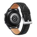 Universal Smartwatch Læderrem - 20mm - Mat Sort