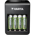 Varta LCD-stiklader + batterioplader m. 4x R6/AA-batterier