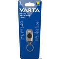 Varta LED-lommelygte med metalnøglering - 15 lumen