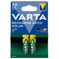 Varta Solar genopladelige AA-batterier 800mAh - 2 stk.