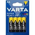 Varta Super Heavy Duty R6/AA-batteri - 4 stk.