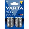 Varta Ultra Lithium L91/AA Batteri - 4 stk.