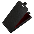 Xiaomi 13 Ultra Vertikal Flip Taske med Kortholder - Sort