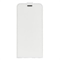 iPhone 14 Pro Vertikal Flip Taske med Kortholder - Hvid