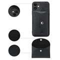 Vili T iPhone 12/12 Pro Cover med Magnetisk Pung - Sort