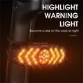 WEST BIKING YP0701313 Genopladelig cykel-LED-baglygte Fjernbetjening Cykel Cykling Blink Advarsel Baglygte med Horn Påmindelse Tone