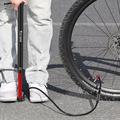 WEST BIKING YP0711164 Højtrykspumpe til cykeldæk med selvopblæsning