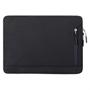 Vandafvisende elegant Oxford-sleeve til bærbar computer med sidelomme - 13.3" - Sort