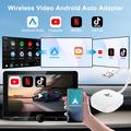 Trådløs Android Auto-adapter med videostreaming 020-7++ - Hvid