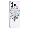 Wonder Series iPhone 14 Pro Pung - Blomstrende Træ