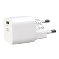 XO CE01 USB-C PD-vægoplader - 20 W - hvid