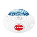 XO YH12 Flying Saucer LED-stjerne- og galakseprojektor med Bluetooth-højttaler - hvid