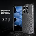 Xiaomi 14T Beetle Karbonfiber TPU Cover - Sort