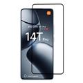 Xiaomi 14T/14T Pro Skærmbeskyttelse Hærdet Glas - 9H - Full Fit - Sort Kant