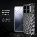 Xiaomi 15 Pro Beetle Karbonfiber TPU Cover - Sort