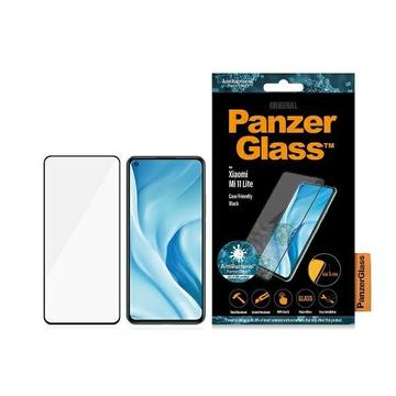 Xiaomi Mi 11 Lite 5G PanzerGlass AntiBacterial Skærmbeskyttelse Hærdet Glas - 9H - Case Friendly - Sort Kant