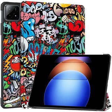 Xiaomi Pad 6S Pro 12.4 Tri-Fold Series Smart Folio Cover - Graffiti