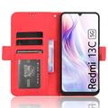 Xiaomi Poco M6/Redmi 13R Pung Cover med Kortholder - Rød