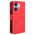 Xiaomi Poco M6/Redmi 13R Pung Cover med Kortholder - Rød