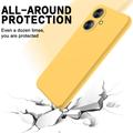 Xiaomi Poco M6/Redmi 13R Liquid Silikone Cover med Strop - Gul