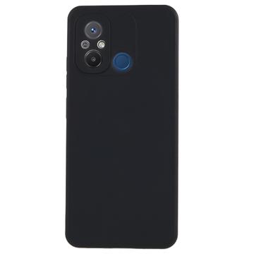 Xiaomi Redmi 12C Anti-Fingeraftryk Mat TPU Cover - Sort