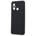 Xiaomi Redmi 12C Anti-Fingeraftryk Mat TPU Cover - Sort