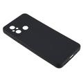 Xiaomi Redmi 12C Anti-Fingeraftryk Mat TPU Cover - Sort