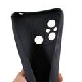 Xiaomi Redmi 12C Anti-Fingeraftryk Mat TPU Cover - Sort