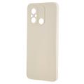 Xiaomi Redmi 12C Anti-Fingeraftryk Mat TPU Cover - Hvid