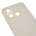 Xiaomi Redmi 12C Anti-Fingeraftryk Mat TPU Cover - Hvid