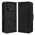 Xiaomi Redmi K70/K70 Pro/Poco F6 Pro Pung Cover med Kortholder - Sort