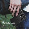 Xiaomi Redmi K70/K70 Pro/Poco F6 Pro Roterende Ring Hybrid Cover med Kameraskjold - Sort