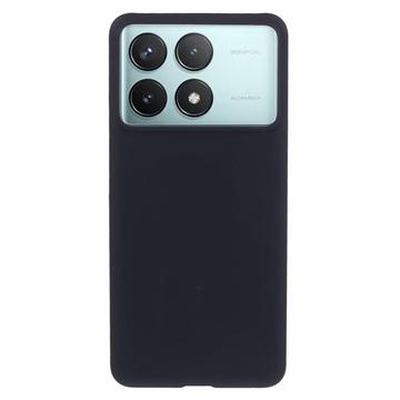 Xiaomi Redmi K70/K70 Pro/Poco F6 Pro Gummibelagt Plastik Cover - Sort