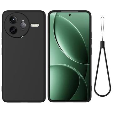 Xiaomi Redmi K80 Pro Flydende silikone cover med håndrem