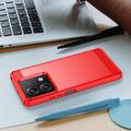 Xiaomi Redmi Note 13 Børstet TPU Cover - Karbonfiber