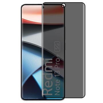 Xiaomi Redmi Note 13 Pro+ Privacy Full Cover Skærmbeskyttelse Hærdet Glas - Sort Kant