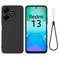 Xiaomi Redmi Note 13R/Redmi 13/Poco M6 4G Liquid Silikone Cover med Strop