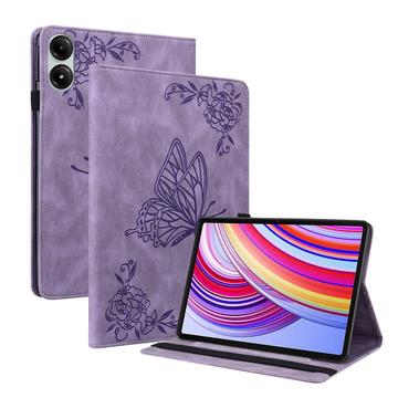 Xiaomi Redmi Pad Pro/Poco Pad Butterfly Series Folio Cover - Lilla