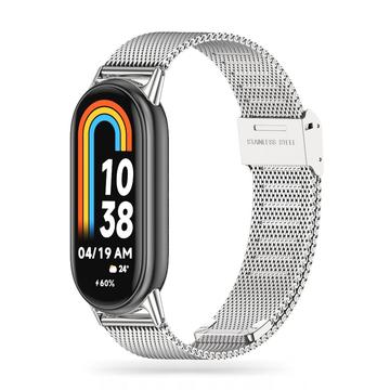 Xiaomi Smart Band 8/9 NFC Tech-Protect Milanese Rem - Sølv