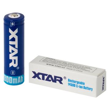 Xtar 14500 genopladeligt batteri 800mAh